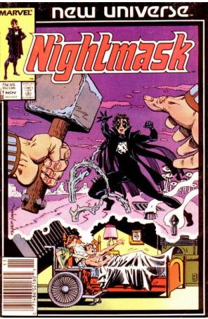 Nightmask 1 (Newsstand) published by Marvel with cover art by Al Milgrom