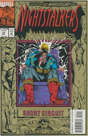 Nightstalkers 12 published by Marvel with cover art by Kirk Van Wormer