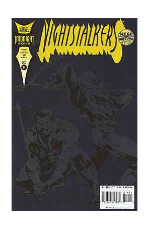 Nightstalkers 14 published by Marvel with cover art by Andrew Wildman