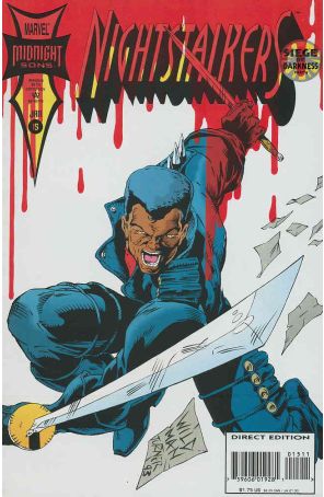 Nightstalkers 15 published by Marvel with cover art by Andrew Wildman