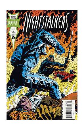 Nightstalkers 16 published by Marvel with cover art by Bill Wylie