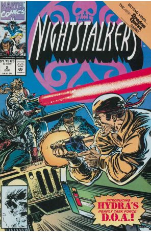 Nightstalkers 2 published by Marvel with cover art by Ron Garney