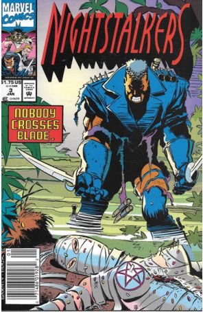 Nightstalkers 3 (Newsstand) published by Marvel with cover art by Ron Garney