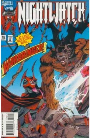 Nightwatch 10 published by Marvel with cover art by Roy Burdine