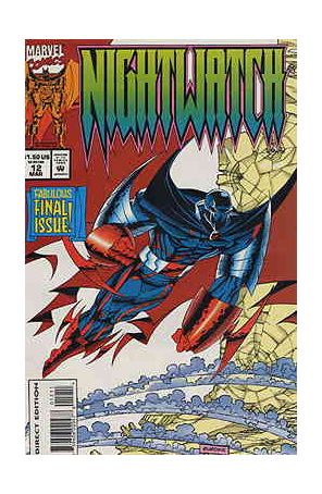 Nightwatch 12 published by Marvel with cover art by Roy Burdine