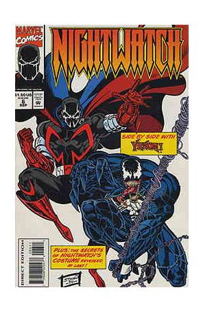 Nightwatch 6 published by Marvel with cover art by Steven Butler