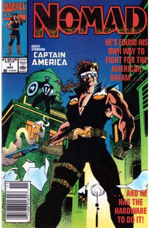 Nomad (Ltd. Series) 1 (Newsstand) published by Marvel with cover art by James W. Fry III