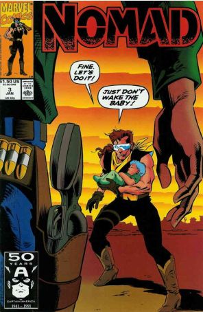 Nomad (Ltd. Series) 3 published by Marvel with cover art by James W. Fry III