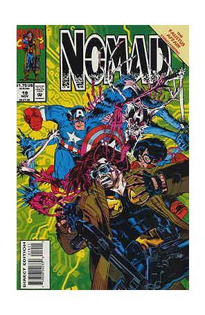 Nomad 19 published by Marvel with cover art by Michael Golden