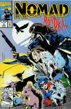 Nomad 2 published by Marvel with cover art by S. Clarke Hawbaker