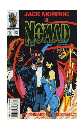 Nomad 20 published by Marvel with cover art by S. Clarke Hawbaker