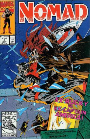 Nomad 3 published by Marvel with cover art by S. Clarke Hawbaker