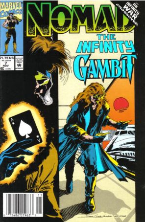 Nomad 7 (Newsstand) published by Marvel with cover art by S. Clarke Hawbaker