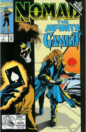 Nomad 7 published by Marvel with cover art by S. Clarke Hawbaker