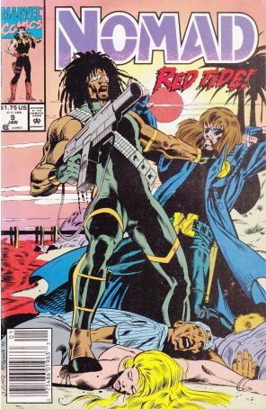 Nomad 9 (Newsstand) published by Marvel with cover art by Patrick Olliffe