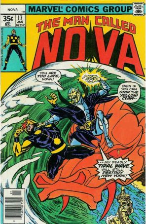 Nova (1st Series) 17 published by Marvel with cover art by Carmine Infantino