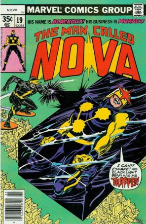 Nova (1st Series) 19 published by Marvel with cover art by Carmine Infantino