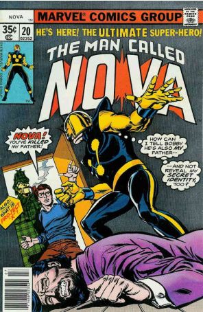 Nova (1st Series) 20 published by Marvel with cover art by Carmine Infantino