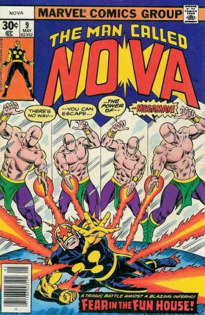 Nova (1st Series) 9 published by Marvel with cover art by Ed Hannigan