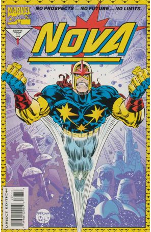Nova (2nd Series) 1 published by Marvel with cover art by Chris Marrinan