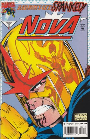 Nova (2nd Series) 2 published by Marvel with cover art by Chris Marrinan