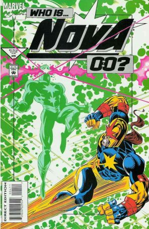 Nova (2nd Series) 4 published by Marvel with cover art by Chris Marrinan