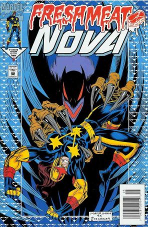 Nova (2nd Series) 5 published by Marvel with cover art by Chris Marrinan