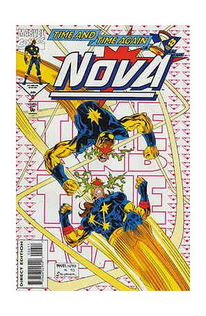 Nova (2nd Series) 6 published by Marvel with cover art by Chris Marrinan