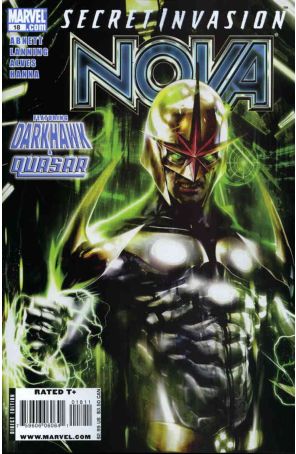 Nova (4th Series) 18 published by Marvel with cover art by Francesco Mattina