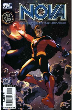 Nova (4th Series) 23 published by Marvel with cover art by Daniel Acuña