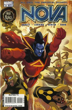Nova (4th Series) 24 published by Marvel with cover art by Daniel Acuña