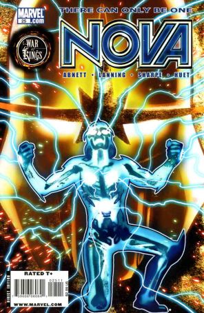 Nova (4th Series) 25 published by Marvel with cover art by Daniel Acuña