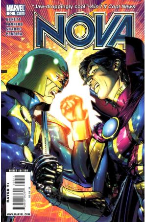 Nova (4th Series) 30 published by Marvel with cover art by Brandon Peterson