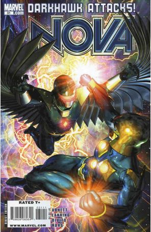 Nova (4th Series) 31 published by Marvel with cover art by Brandon Peterson