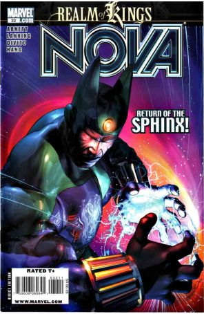 Nova (4th Series) 32 published by Marvel with cover art by Brandon Peterson