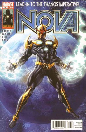 Nova (4th Series) 36 published by Marvel with cover art by Mike Deodato Jr.