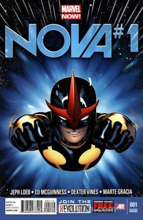 Nova (5th Series) 1 (2nd) published by Marvel with cover art by Ed McGuinness