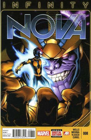 Nova (5th Series) 8 published by Marvel with cover art by Ed McGuinness