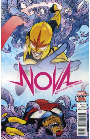 Nova (7th Series) 2 published by Marvel with cover art by Ramon K. Perez