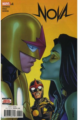 Nova (7th Series) 4 published by Marvel with cover art by Ramon K. Perez