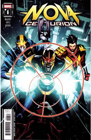 Nova: Centurion 6 published by Marvel with cover art by Alessandro Cappuccio