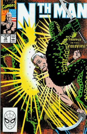 Nth Man, the Ultimate Ninja 10 published by Marvel with cover art by Ron Wagner