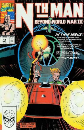 Nth Man, the Ultimate Ninja 12 published by Marvel with cover art by Ron Wagner