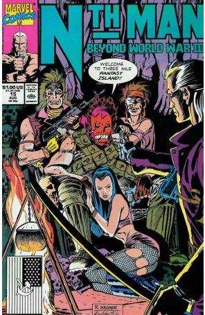 Nth Man, the Ultimate Ninja 15 published by Marvel with cover art by Ron Wagner