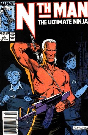 Nth Man, the Ultimate Ninja 2 (Newsstand) published by Marvel with cover art by Ron Wagner