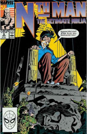Nth Man, the Ultimate Ninja 6 published by Marvel with cover art by Ron Wagner