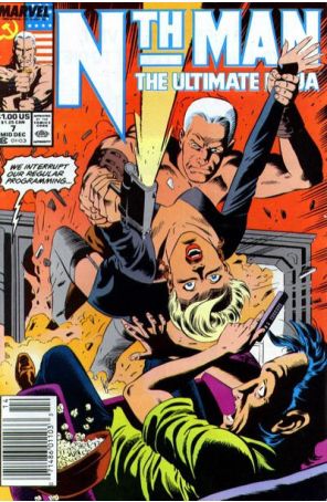 Nth Man, the Ultimate Ninja 7 (Newsstand) published by Marvel with cover art by Ron Wagner