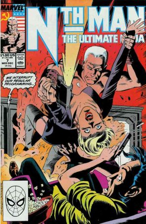 Nth Man, the Ultimate Ninja 7 published by Marvel with cover art by Ron Wagner
