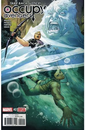 Occupy Avengers 2 published by Marvel with cover art by Agustin Alessio