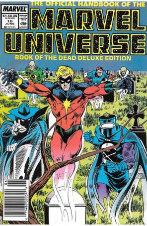 Official Handbook of the Marvel Universe (Vol. 2) 16 (Newsstand) published by Marvel with cover art by Keith Pollard